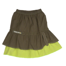 Khaki Two Tone Cargo Skirt
