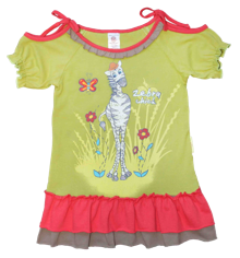 Zebra Chick Toddlers Swing Top